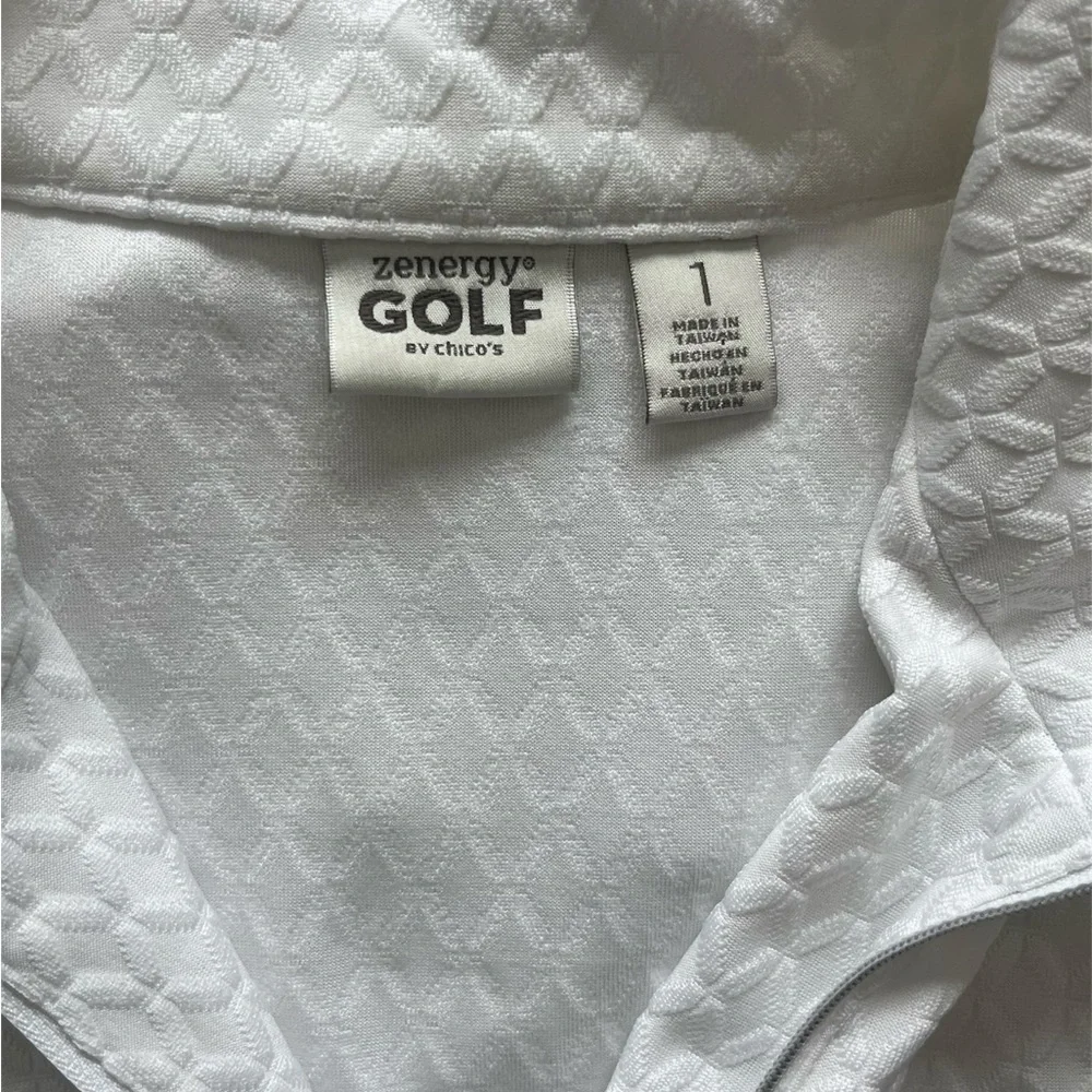 Zenergy by Chico’s White Golf Vest - Size 1 (US 8) - Picture 3 of 7